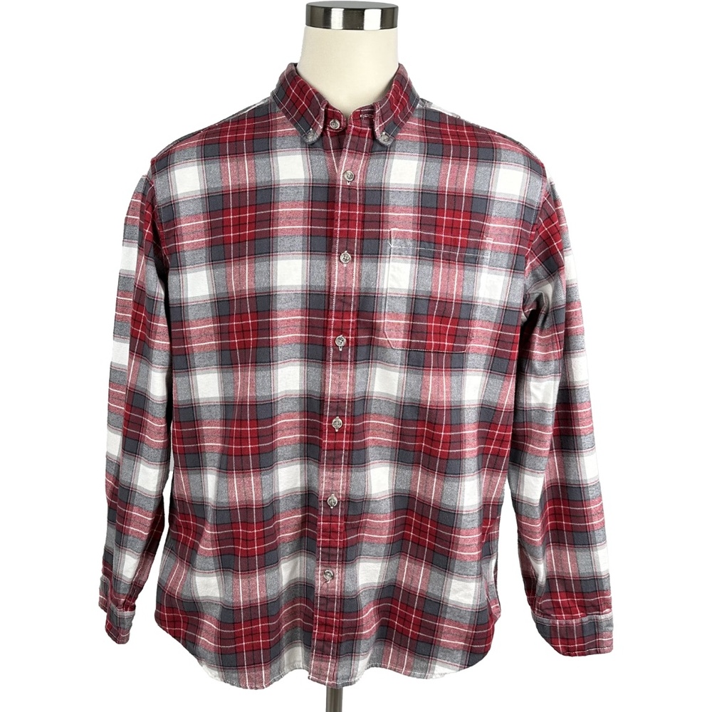 Eddie Bauer Heavy Flannel Shirt (XL)